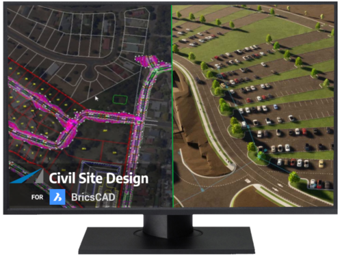 Civil Site Design for BricsCAD