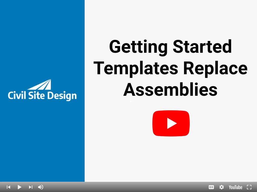 Getting Started | Templates Replace Assemblies