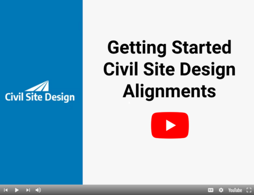 Getting Started | Civil Site Design Alignments